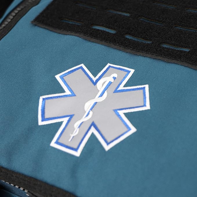 Lightning X Premium Stocked Modular EMS/EMT Trauma First Aid Responder Medical Bag + Kit