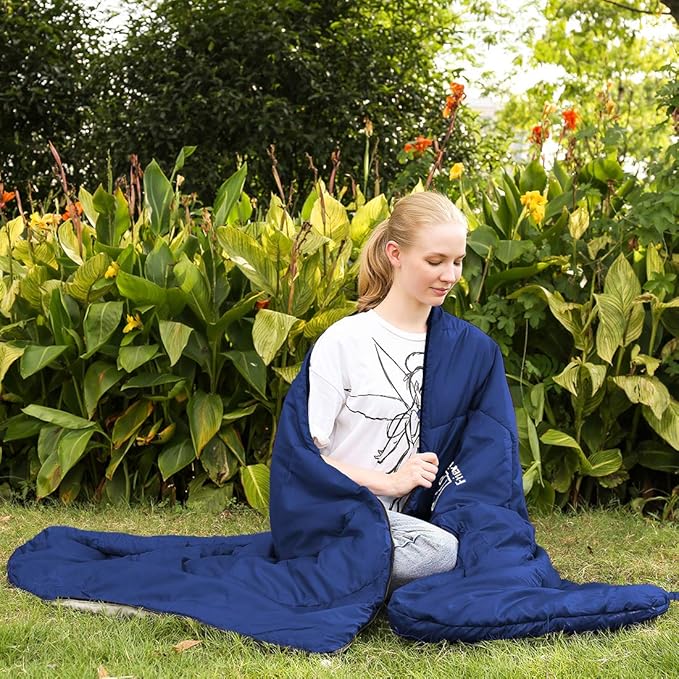 XL Size Upgraded Version of Camping Sleeping Bag 4 Seasons Warm and Cool, Lighter Weight, Adults and Children Can Use Waterproof Camping Bag, Travel and Outdoor Activities