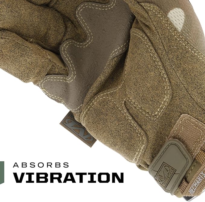 Mechanix Wear: M-Pact Tactical Gloves with Secure Fit, Touchscreen Capable Safety Gloves for Men, Work Gloves with Impact Protection and Vibration Absorption (Camouflage - MultiCam, XX-Large)