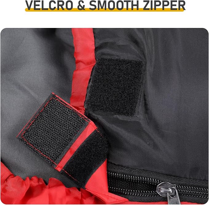 Lightweight Sleeping Bag for Backpacking, Hiking, Waterproof Compact Envelope Sleeping Bag for Cold & Warm Weather