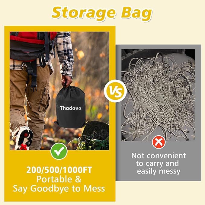 Reflective Paracord Rope 850Ib, 50/100/200/500/1000ft 4MM 11 Strand para Cords Lanyard Utility Parachute Cord for Tent Camping Hiking Fishing Survival Clothesline DIY Projects, Black 50FT