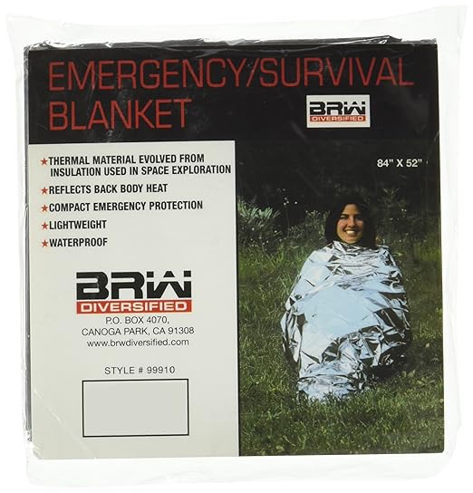 Honeywell 80264RB Emergency Rescue Blanket, Silver,