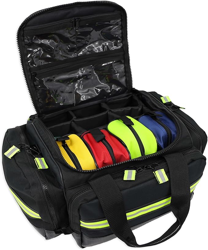 Lightning X Premium Stocked Modular EMS/EMT Trauma First Aid Responder Medical Bag + Kit