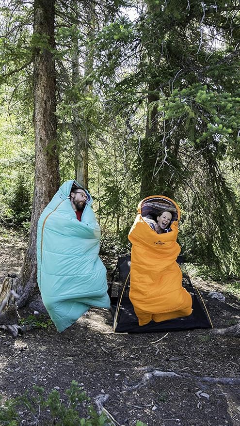 Teton Celsius Regular, 25F, 20F, 0F Degree Sleeping Bags, All Weather Bag for Adults and Kids, Camping Made Easy and Warm, Travel Sack Included