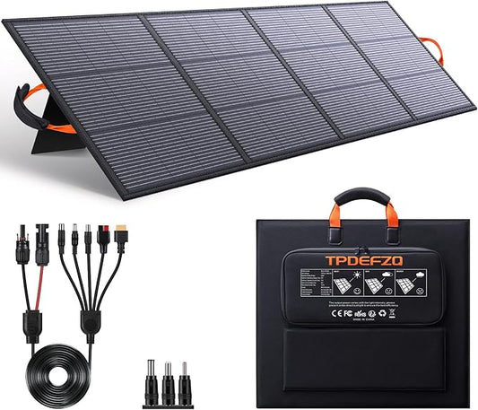 220W Portable Solar Panel 20V 25% High Efficiency N-Type Solar Cell, with 4 Adjustable Kickstand, IP68 Waterproof,Foldable Solar Panel for Camping RV Off Grid Backup