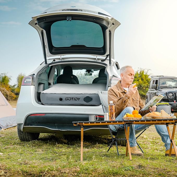 Jeep Mattress with Wireless Air Pump, 10inch SUV Air Mattress Camping Bed for Jeep Wrangler JK JKU JL JLU Unlimited 4 Door Ford Bronco Subaru Forester