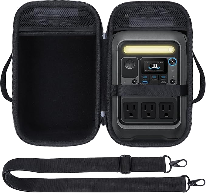 Lebakort Hard Case Compatible with Anker SOLIX C300 Portable Power Station Outdoor 288Wh LiFePO4 Battery 300W (600W Surge) Solar Generator