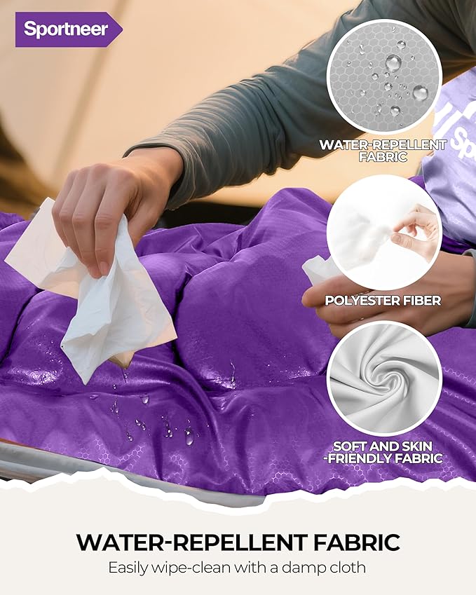Sportneer Sleeping Bag for Adults & Kids, Cold Weather & Warm Waterproof Camping Sleeping Bag, Compact Portable for Camping Hiking & Travel