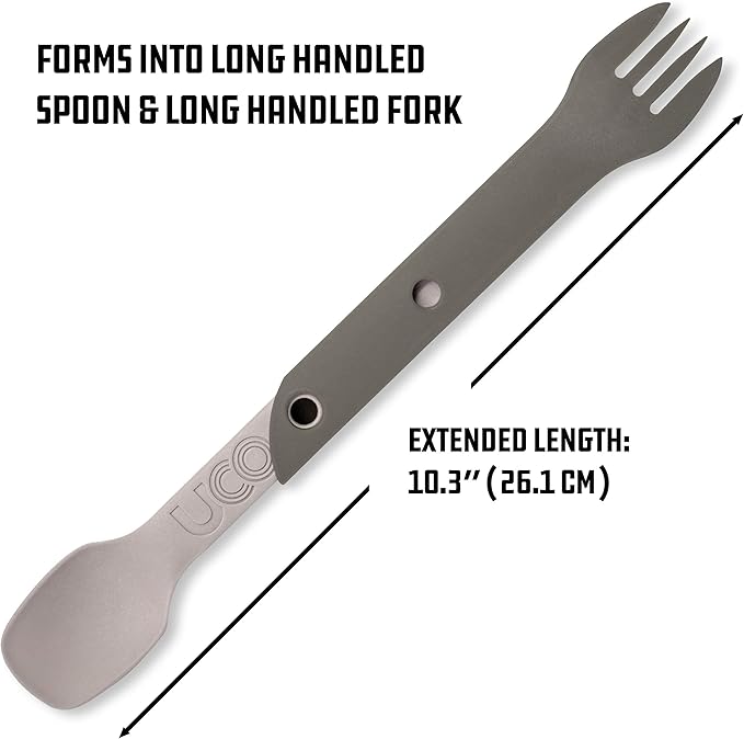 UCO Switch Spork 2-Piece Integrated Camping Utensil Set