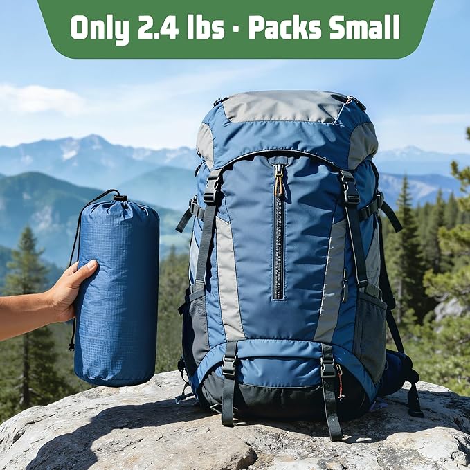 Sleeping Pad for Camping, 6.3 Inch Thick Air Mattress for Backpacking, Hiking, Outdoor Adventures, Car Camping & Tent Use