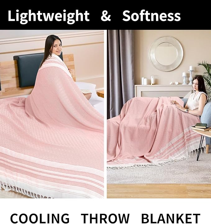 Giant Turkish Beach Towel Boho Beach Throw Blanket Anti Resistant Sand Free Quick Dry Lightweight Sandless Cloud Hawaii Honeymoon Travel Essentials Xl Big Huge Jumbo Women Summer Vacation Gift