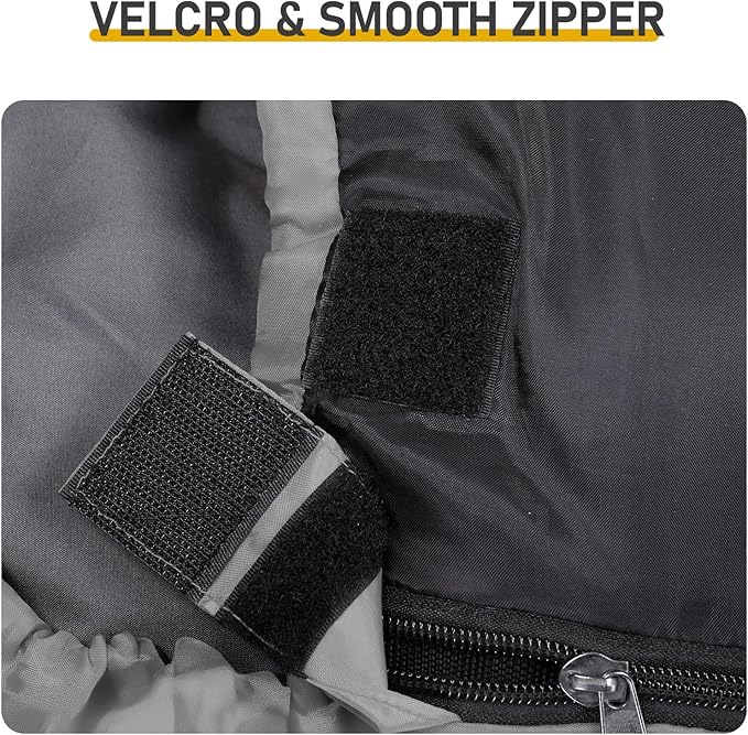 Lightweight Sleeping Bag for Backpacking, Hiking, Waterproof Compact Envelope Sleeping Bag for Cold & Warm Weather