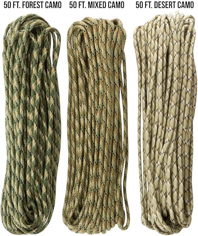 TOUGH-GRID 750 Paracord Military Grade Nylon Rope - Type IV Mil-Spec Made in USA - Tactical Survival Cord