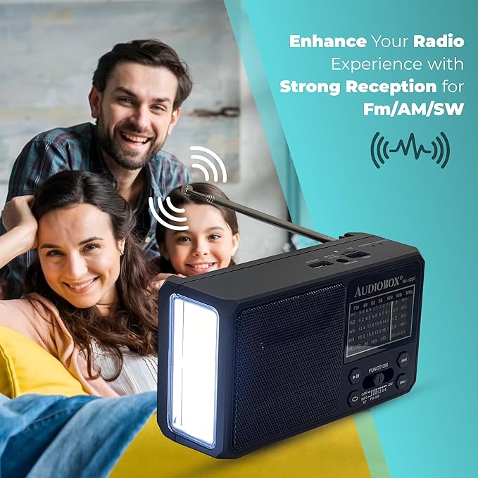 Audiobox RX-12BT Multiband Solar Emergency Radio