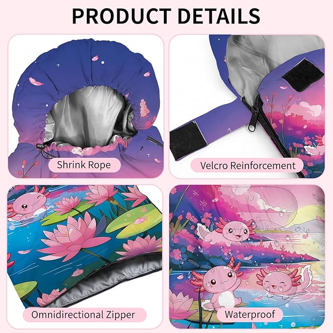 Camping Sleeping Bags, Lightweight Waterproof Sleeping Bag and Compact with Compression Sack for Outdoor