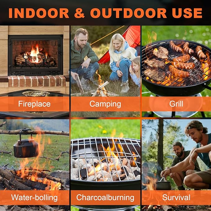 1.8 Lbs Fire Starter - Fire Starters for Campfires, BBQ, Fire Pit, Chimney, Smoker, Pizza Oven, Wood Stove, Charcoal Starter, Fire Starters for Grill, Firestarter