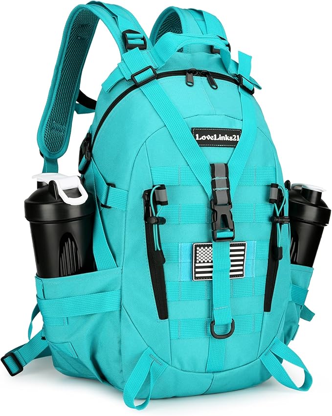 Lovelinks21 25L Tactical Backpack Hiking Daypacks Outdoor Military Molle Bag EDC Rucksack Motorcycle Backpack for Camping
