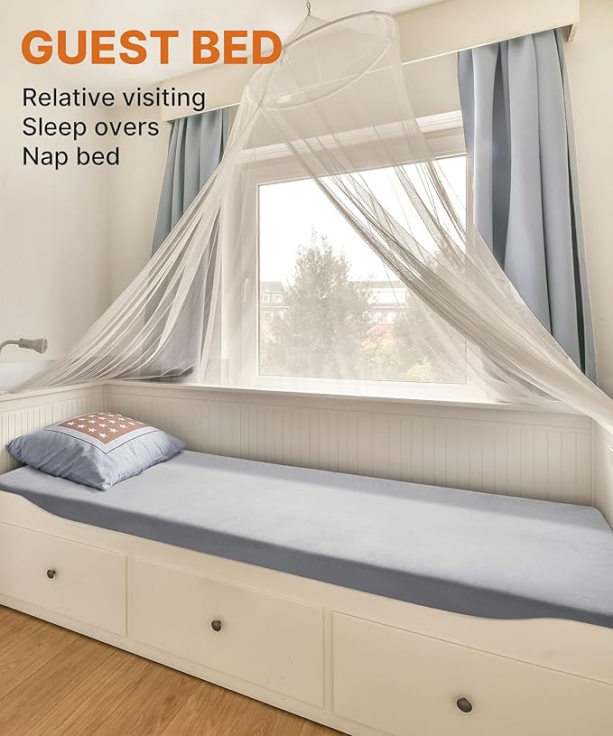 GAIALOOP 3 Inch Memory Foam Camping Mattress, Dual Layer Thick Sleeping Camp Pad for Car Tent Cot, Roll-Up Portable Glamping Floor Bed for Guests Sleepover
