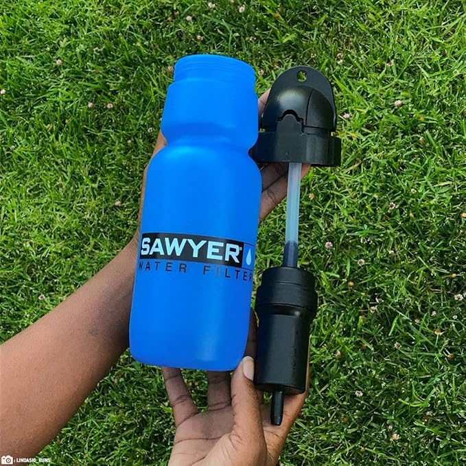 Sawyer Products SP140 Personal Water Bottle Filter, 34-Ounce,Blue