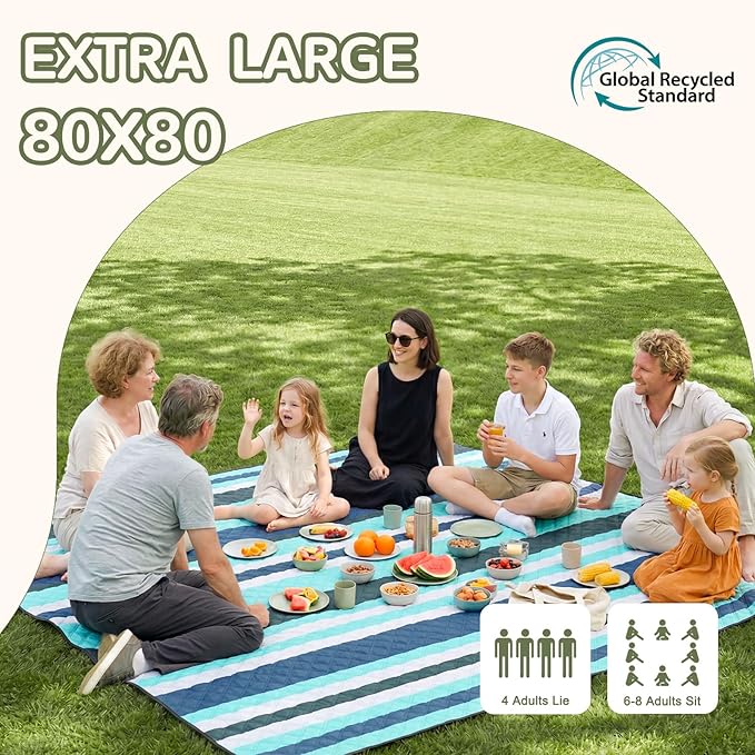 Genovega Waterproof Beach Blanket Picnic Outdoor Mat Rug Men Birthday Male Boss Coworker Gifts Teacher Friend Colleague Office Manager Supervisor Executive Assistant Inter Farewell Appreciation Cool