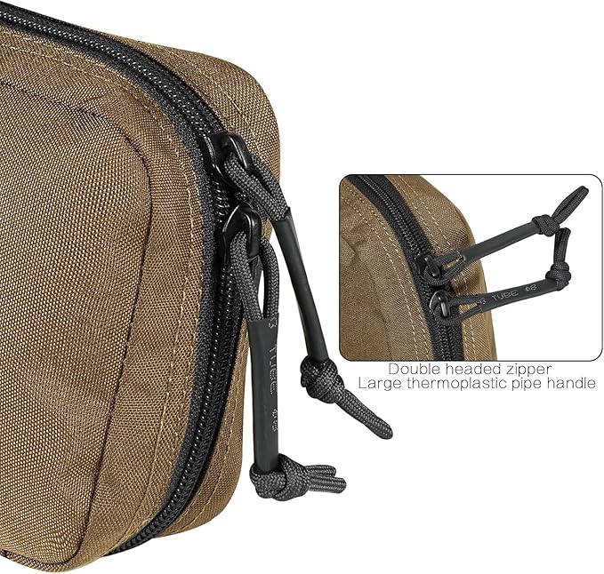 Ifak Pouch-Rapid Deployment Tactical MOLLE Trauma Kit Pouches, Quick Release Tear-Off Medical First Aid Kit Organiser with Red Immediate Identify for Emergency Surviva.