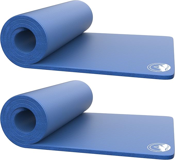 Foam Sleeping Pad for Camping - 1.25-Inch-Thick Waterproof Sleep Pad with Carry Straps for Cots, Tents, or Sleepovers by Wakeman Outdoors (Black)