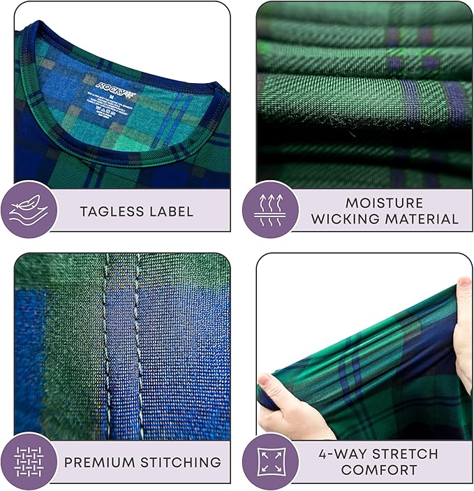 Rocky Thermal Underwear for Kids, Boys Thermals, Long Johns Underwear, Base Layer for Cold Weather/Skiing
