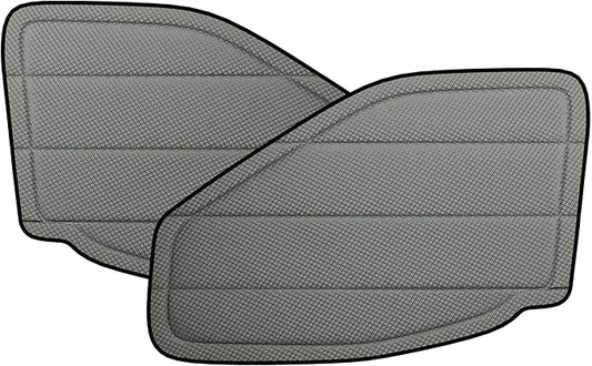 Extra-Thick Front Door Window Covers(Pair) for Ford Transit Medium/High Roof, 2015-2019, Magnetic Insulated Blackout Window Sunshade, Foldable Design, AllSeasonGuard Pro