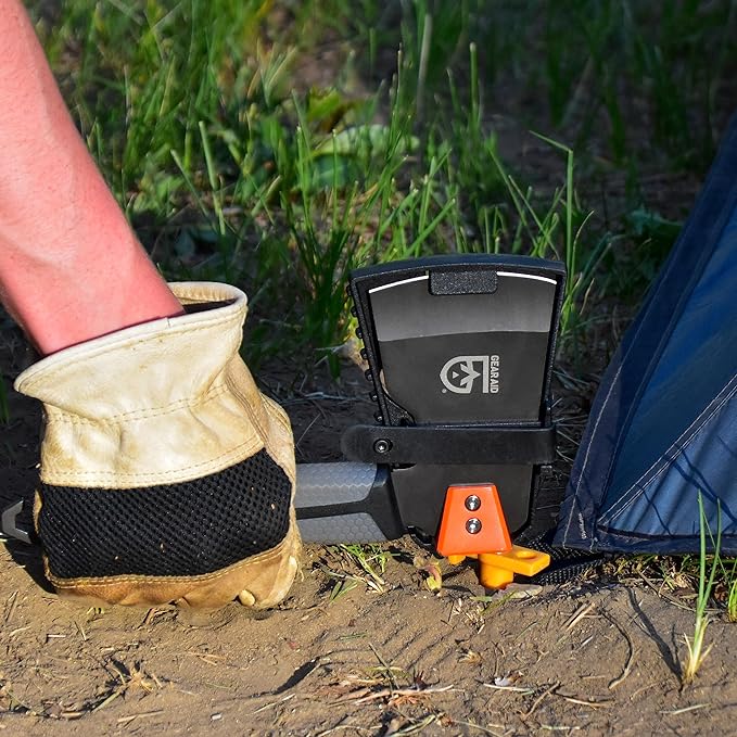 GEAR AID Balta Camp Hatchet: A Versatile Fire and Campground Tool with Safety Cover, Hammer, Kindling Cutter, and Tent Stake Puller