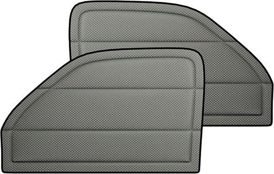 Extra-Thick Front Door Window Covers(Pair) for Chevy Express/Gmc Savana Van Van, Magnetic Insulated Blackout Window Sunshade, Foldable Design, AllSeasonGuard Pro