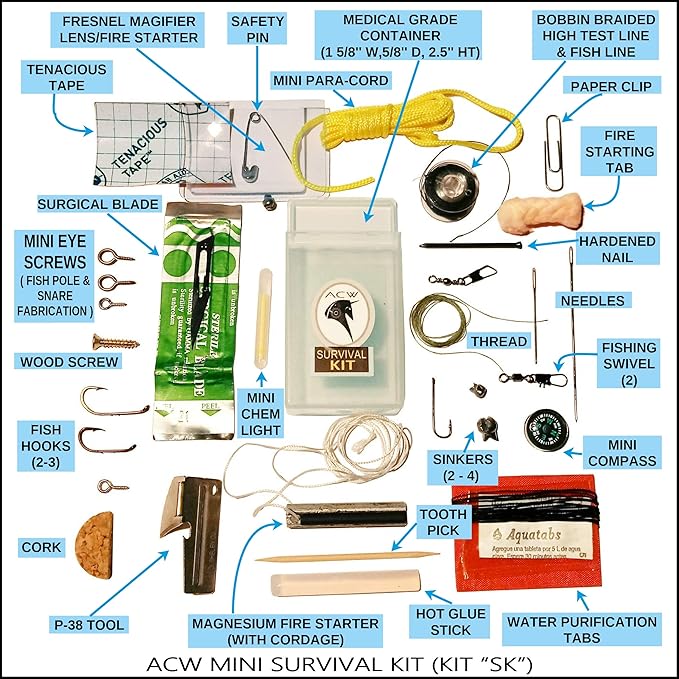 Acw tactical Mini Survival Essentials kit