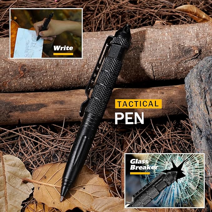 Survival Kit 14 in 1, Survival Gear and Equipment, Gifts for Men Dad Husband Him Fathers Day, Outdoor Fishing Hunting Camping Anniversary Birthday Gift Ideas for Boyfriend