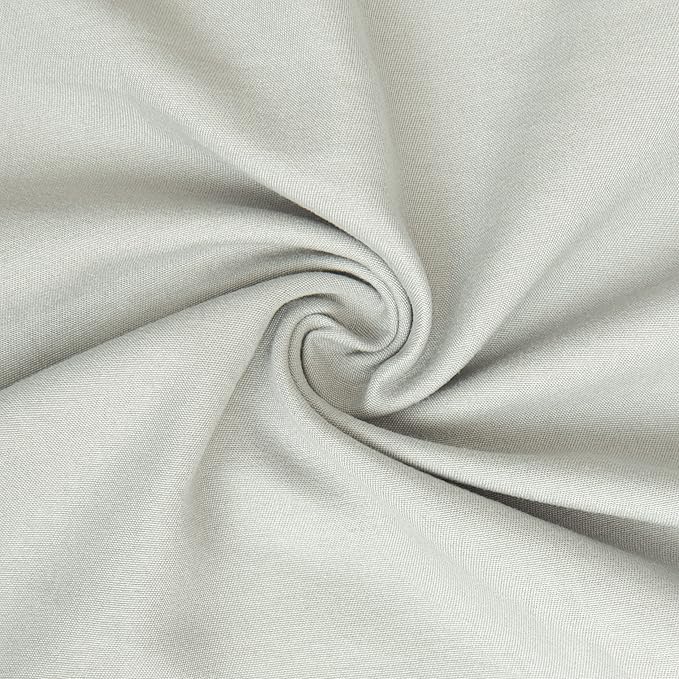 NTBAY Microfiber Toddler Pillowcases with Envelope Closure, 2 Pack 100% Brushed Microfiber Super Soft Travel Kids Nursery Pillow Cases, 14"x20" Fits Pillows Sized 12"x16" 13"x18" 14"x19", Light Grey