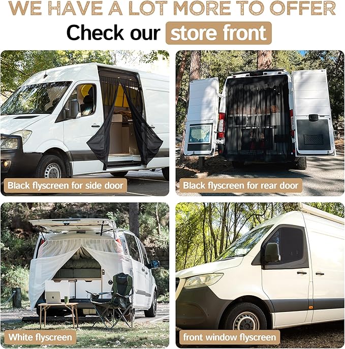 Living in a Bubble Insulated Blackout Window Covers for Ford Transit 2015-Current Mid & High Roof. Van Life Essentials & Camper Van Accessories (Rear Door 2015-Current (Full Plastic Door))