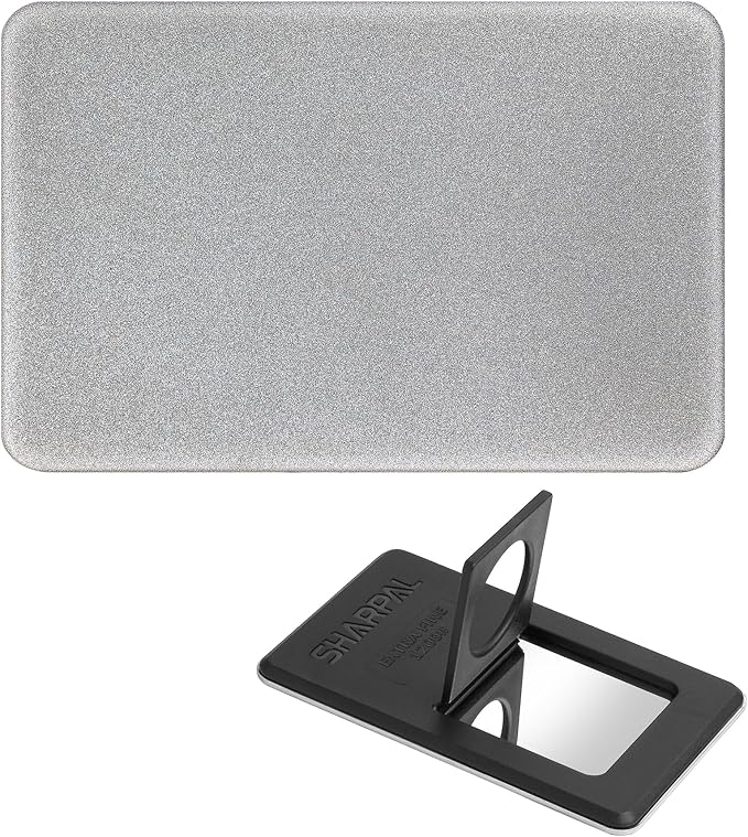 SHARPAL 115N Credit Card-Sized Diamond Sharpening Stone, Extra Fine 1200 Grit Pocket Knife & Tool Sharpener, Portable and Convenient for On-the-Go Use