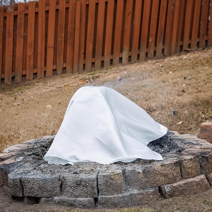 Fire Guardian Emergency Fire Blanket for Small Area Fires, 40" x 40" Woven Fiberglass Emergency Blanket, Provides up to 900°F Heat Resistance, Suitable for Small Area Home & Kitchen Fires