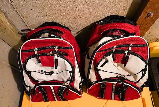 Blue Seventy-Two - Pro Series - Red Deluxe 72 Hour Emergency Backpack Survival Kit for 1 Person | Survival Kits for Emergencies (Includes Water Tablets)