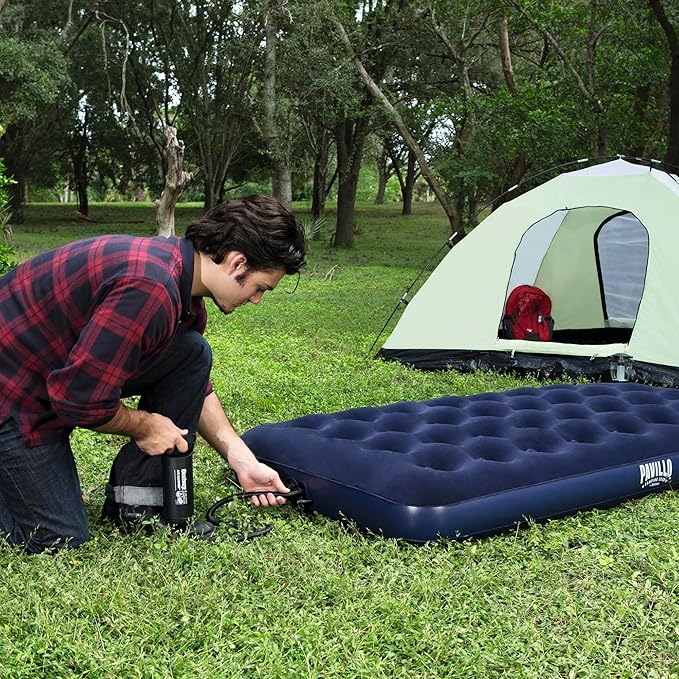 Bestway 67001E Flocked Air Bed Twin
