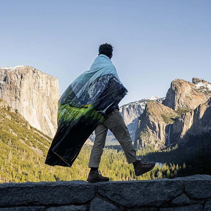 Rumpl Original Puffy National Park Blanket for Camping and Outdoors, Yosemite - V1