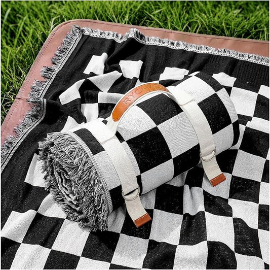 2 in 1 Extra Large Boho Beach Blanket Towel Picnic Mat Adult Men Guy Him Brother Dad Boyfriend Uncle Niece Best Friend Friendship Grandpa Grandfather Husband Son in Law Happy Birthday Cool Unique Gift