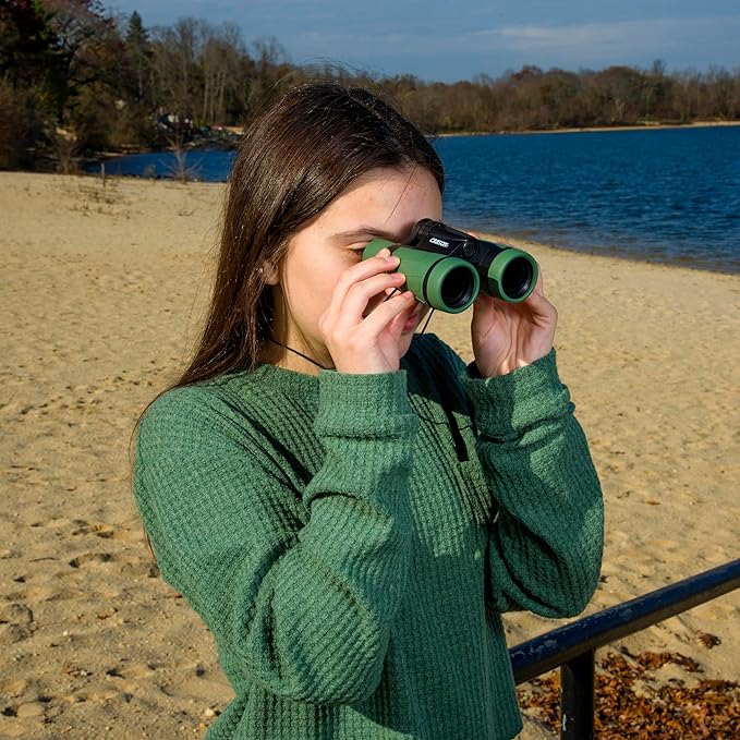Carson Hawk Kids 30mm Beginner Field Binoculars (HU-530)