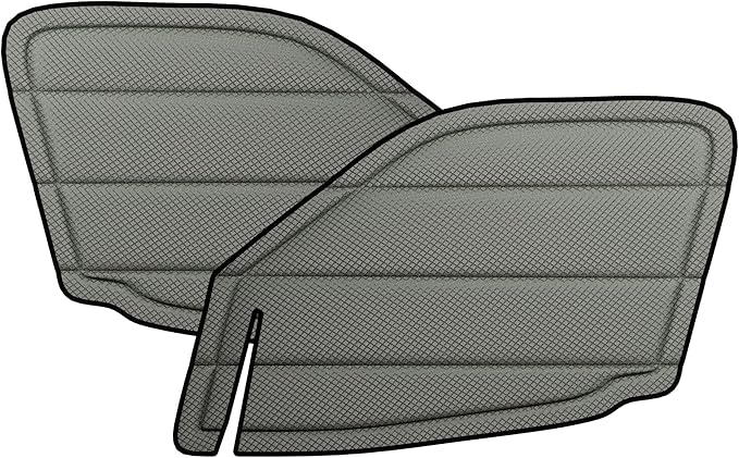 Front Door Window Covers(Pair) for Mercedes-Benz Sprinter 2019-2026 VS30, Magnetic Insulated Blackout Sunshade, XPE Foam Core, AllSeasonGuard