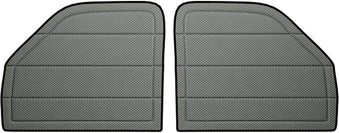 Front Door Window Covers(Pair) for Ford Econoline, Magnetic Insulated Blackout Window Sunshade, Foldable Design, AllSeasonGuard