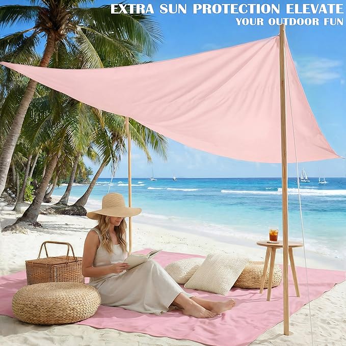 Famstar Beach Blanket Oversized Extra Large 78" X 81",Waterproof Sandproof Beach Blanket 1-7 Adults Lightweight Durable for Travel Camping Hiking Picnic