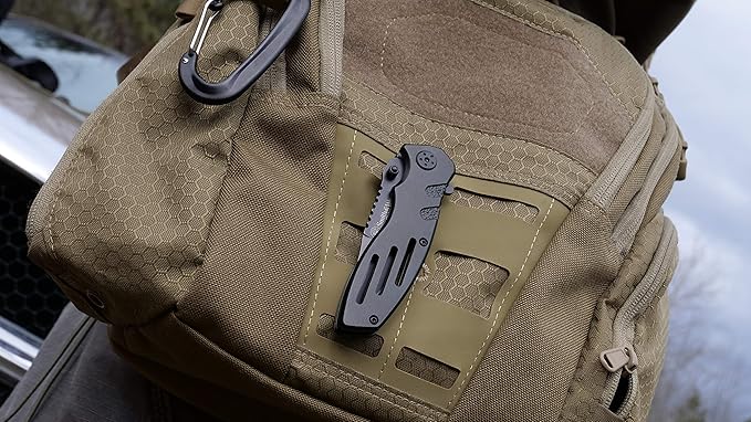 Smith & Wesson Accessories Extreme Ops SWA24S 7.1in S.S. Folding Knife with 3.1in Serrated Clip Point Blade and Aluminum Handle for Outdoor