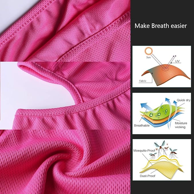 Balaclava Face Mask Adjustable Windproof UV Protection Hood