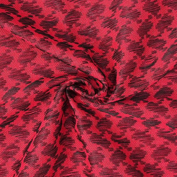 Explore Land Cotton Shemagh Keffiyeh Tactical Desert Scarf Neck Head Wrap with Tassel for Men Women