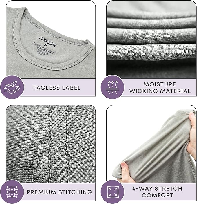 Rocky Thermal Underwear for Kids, Boys Thermals, Long Johns Underwear, Base Layer for Cold Weather/Skiing