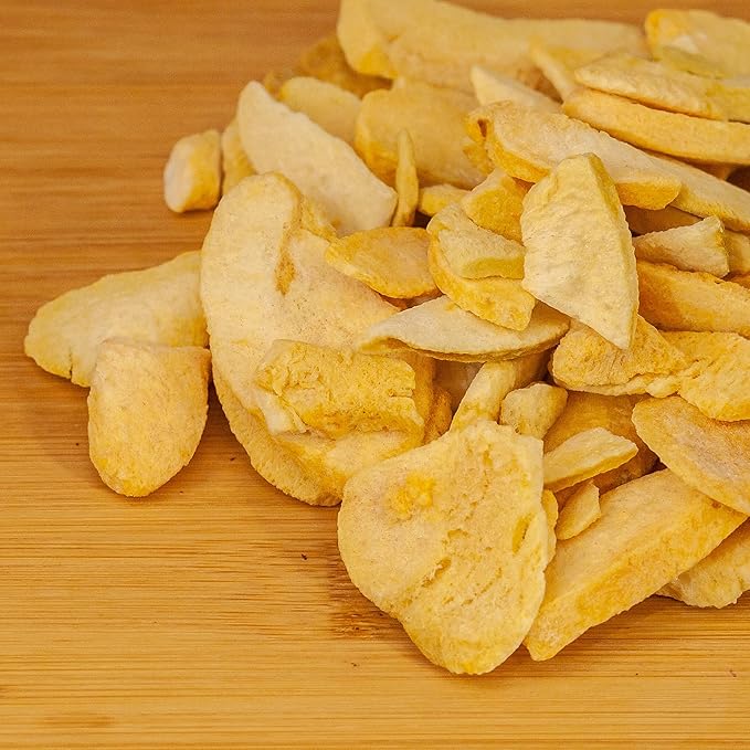 Survival Grocery Freeze Dried Peaches – All-Natural, No Added Sugar or Preservatives, Rich in Vitamin C & Fiber, Long Shelf Life, Healthy Snack for Yogurt, Smoothies, Baking & On-the-Go (18 oz./3 Bags)