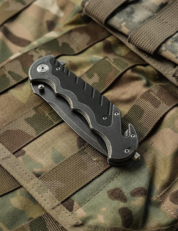 Smith & Wesson Benji 2.5in High Carbon S.S. Folding Keychain Knife with 1.75in Modified Tanto Blade and G10 Handle for Outdoor